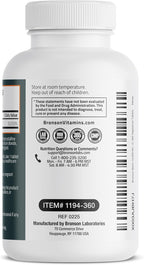Bronson Biotina 10.000 mcg | 360 Comprimidos | Para el Mantenimiento del Cabello, Piel y Uñas | Vegetariano, No-GMO
