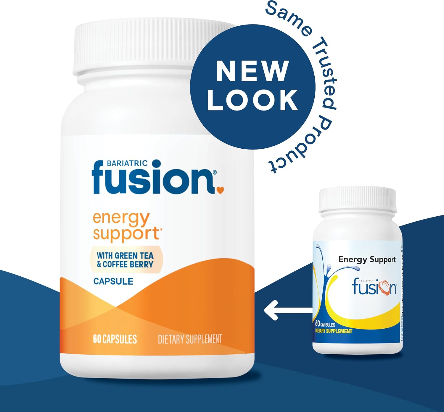 Bariatric Fusion B-Complex con Cafeína Natural - 60 Cápsulas Veganas