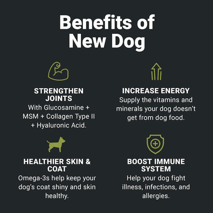 K9 Athlete - New Dog | Dog Joint Supplement – Aceite de pescado : Rico en ácidos grasos omega-3, el aceite de – Image 6