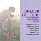 Garden of Life Vitamin Code Raw Multivitamínico Prenatal con Hierro, Ácido Fólico y Probióticos - 90 Cápsulas (30 Días)