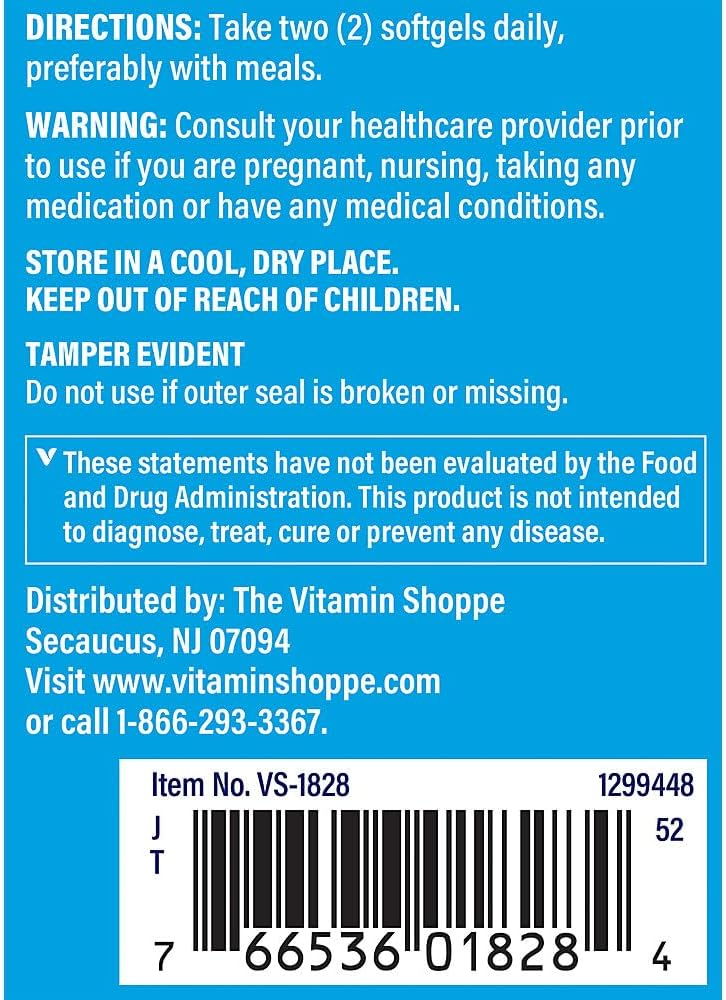 Vitamina C 1.000 mg – The Vitamin Shoppe (100 cápsulas blandas)
