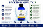 Líquido de Vitamina B5 (Ácido Pantoténico) – 192 Dosis – Alta Absorción – Vegano, Sin Alcohol, Sin OGM – 236 ml