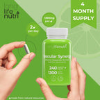 LongLifeNutri Complejo Diosmina Hesperidina 1000mg/300mg, 240 Cápsulas