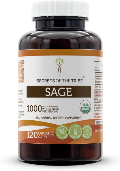 Secrets of the Tribe Salvia Ecológica 60 Cápsulas – Image 7