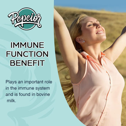 Pepeior Lactoferrina Bovina Liposomal 1000 mg - 60 Cápsulas Blandas – Image 3