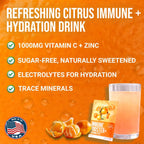 Dr. Price’s Vitamina C y Electrolitos en Polvo - Sabor Mandarina, 20 sobres