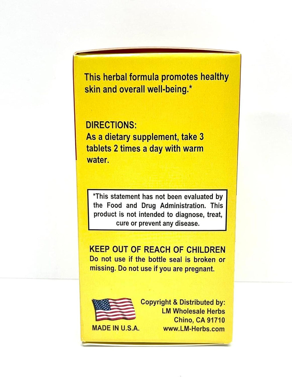 Derma Care Suplemento Herbal para la Salud de la Piel - 36 Comprimidos de 500mg