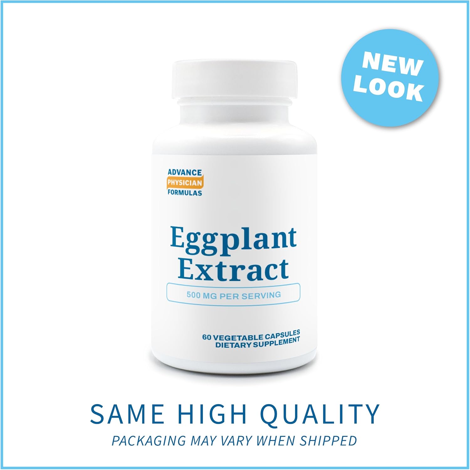 Extracto de Berenjena 500 mg, 60 Cápsulas Vegetales