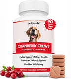 Petroyale Cranberry Chews para Perros – Apoyo Urinario y Renal – 30 Snacks Blandos
