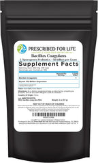 Prescribed For Life Bacillus Coagulans en Polvo - Probiótico de Esporas - 28 g