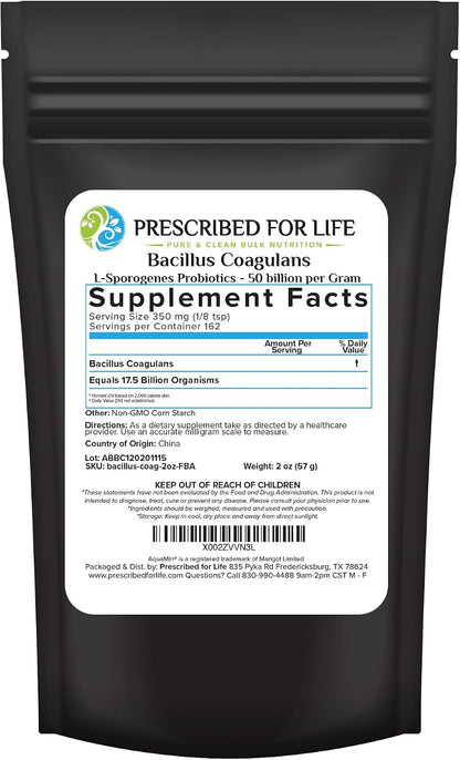 Prescribed For Life Bacillus Coagulans en Polvo - Probiótico de Esporas - 28 g – Image 7