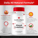 Health Charm Blood Formula Support Capsules - Maximum Strength, All Natural Formula (2 Pack)