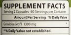 Graviola 1300 mg 120 Capsules - Soursop Leaf Extract