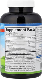 Carlson Labs Super C Complex, Bioflavonoids & Vitamin C, 250 Tablets