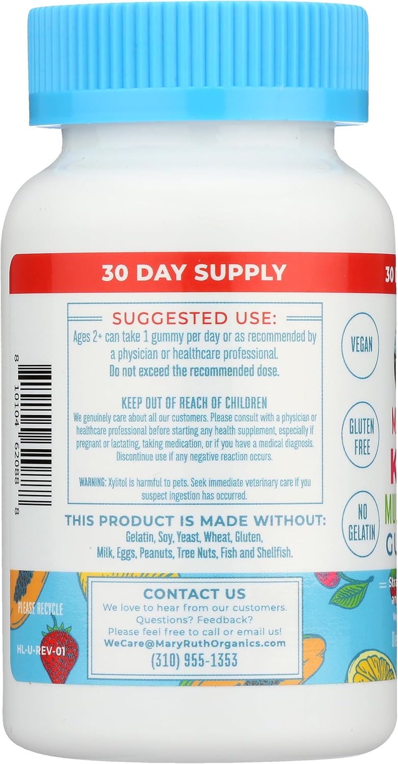 Mary Ruth's Kids Sugar Free Multivitamin Gummies - 30 Gominolas
