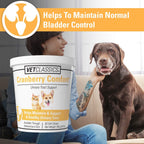 Vet Classics Cranberry Comfort Suplemento Urinario para Perros y Gatos – 65 Masticables Blandos