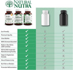 Natural Nutra Vitamina K2 Full Spectrum, 75 mcg, 180 Cápsulas (3 Envases de 60)