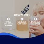 BONE SCIENCE Primeheight Multivitamínico en Polvo para Niños y Adolescentes - Sin Azúcar, Sabor Melocotón, 30 Sticks