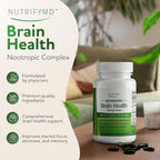 NutrifyMD Suplemento Avanzado para la Salud Cerebral - 90 Cápsulas