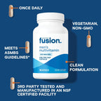 Bariatric Fusion Multivitamínico Diario para Hombres con Hierro - 90 Cápsulas (3 Meses)