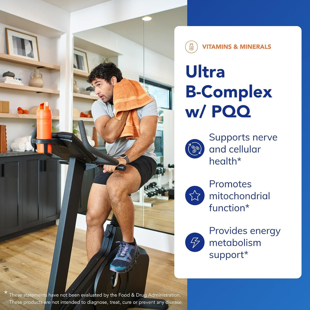 Pure Encapsulations Ultra B-Complex con PQQ | 60 Cápsulas