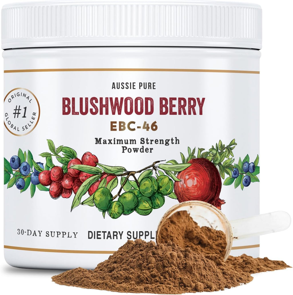 Blushwood Berry Powder EBC-46 - Apoyo Inmunitario y Celular Máxima Potencia - Contiene Fruto y Semilla - 180g