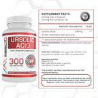 MAAC10 Ácido Ursólico 300 mg - Extracto de Romero - 120 Cápsulas