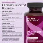 Neurobiologix Daily Tension Release - Suplemento Herbal con Valeriana y Vitamina C, 120 Cápsulas