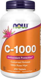 Now Foods Vitamina C-1000 de Liberación Sostenida - 100 Comprimidos