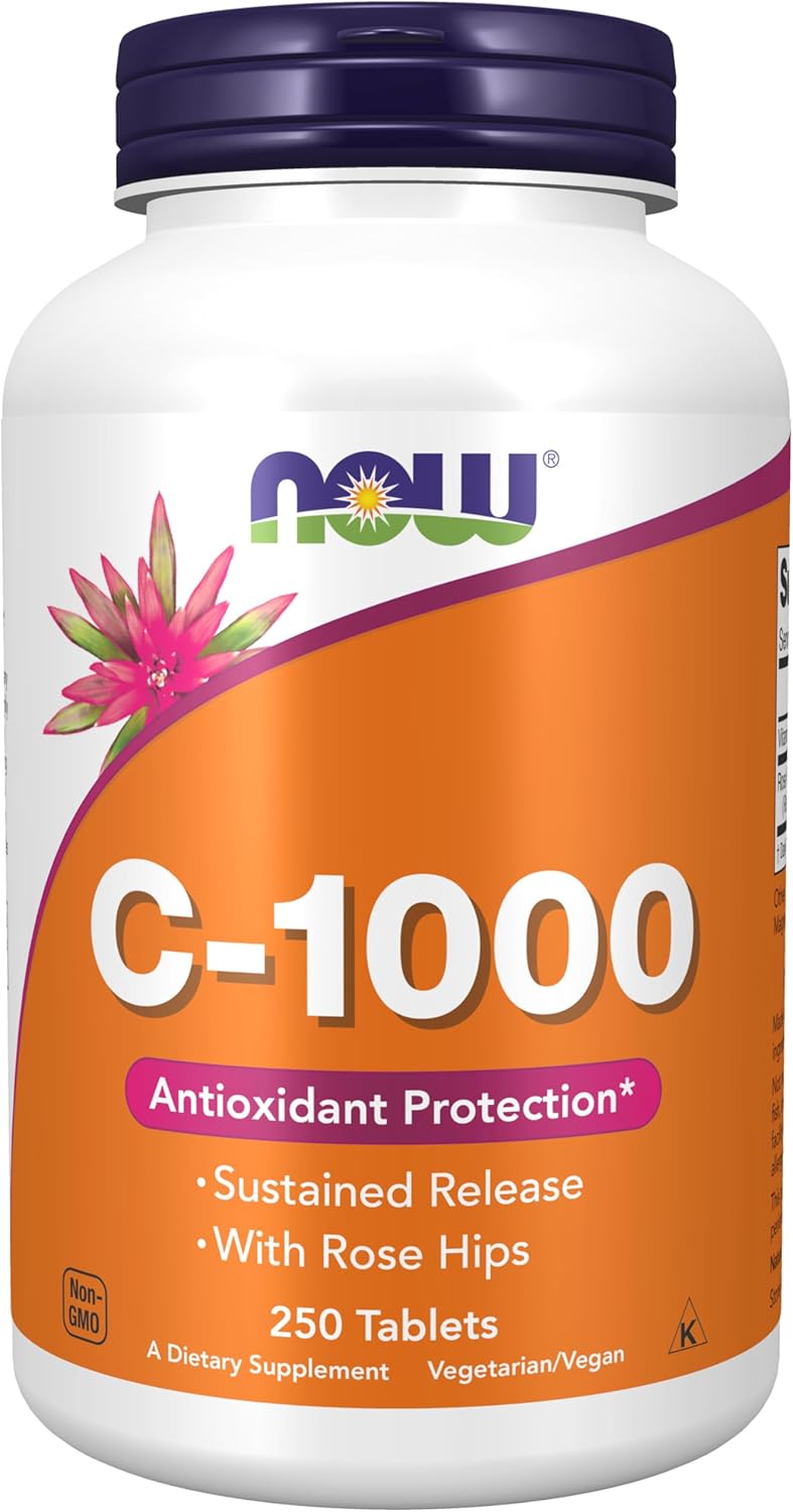 Now Foods Vitamina C-1000 de Liberación Sostenida - 100 Comprimidos