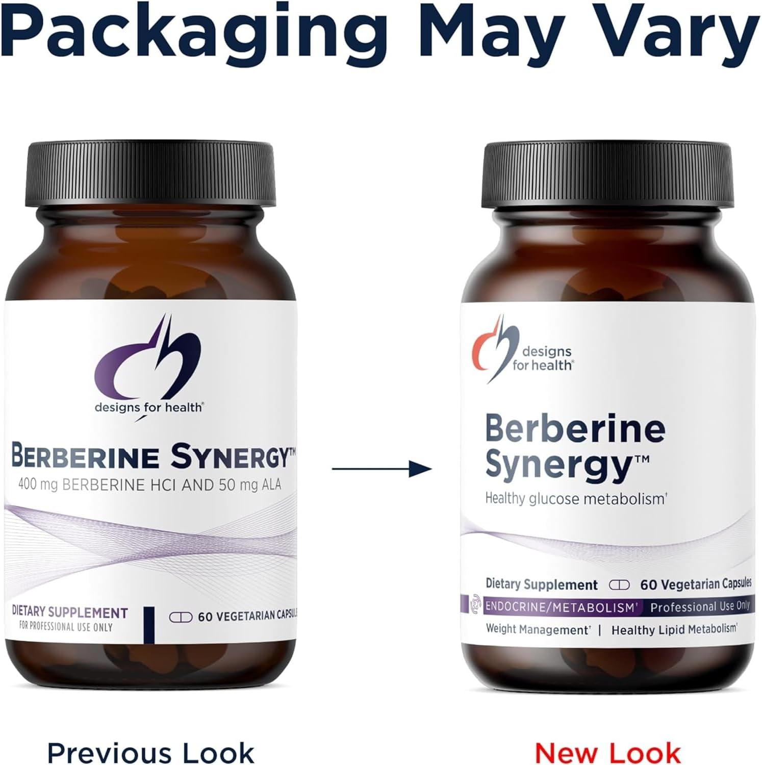 Designs for Health Berberine Synergy – Berberina HCL 400 mg + Ácido Alfa Lipoico 50 mg – 60 Cápsulas Veganas