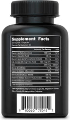 Vital Vitamins Biotin Complex con Ácido Hialurónico y Colágeno - 60 Cápsulas