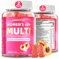 Multivitamínico en Gominolas para Mujeres 40+ con Omega-3, Niacinamida, Complejo B, Luteína, Hierro, Colina, Fosfatidilserina, Vitamina D3 - Vegano, Sin Azúcar, 120 Gominolas