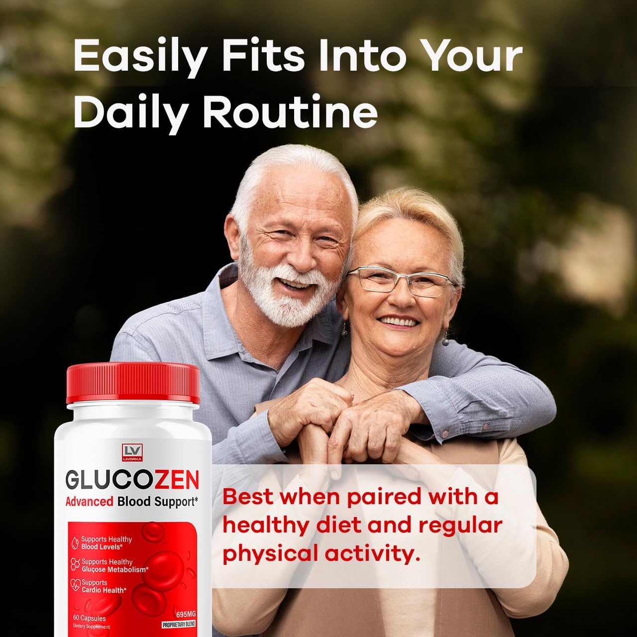 GlucoZen Capsules (3 Pack, 180 Cápsulas)