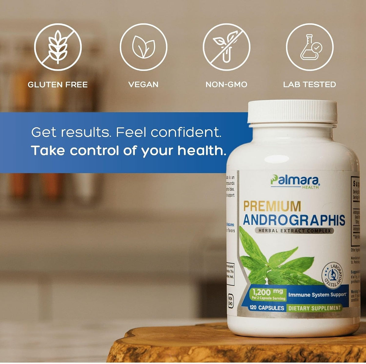 Andrographis Paniculata Extract 1,200mg con 100mg Andrografólidos - Cápsulas Veganas – Image 3