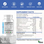 America Medic & Science MFS Plus Suplemento de Fertilidad para Hombres (120 Cápsulas) - Potenciador de Esperma, Apoya Motilidad, Vitaminas Preconcepción con Zinc, CoQ10
