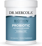 Dr. Mercola Biothin Probiotic - Lactobacillus Gasseri BNR17 - 30 Cápsulas de Liberación Retardada