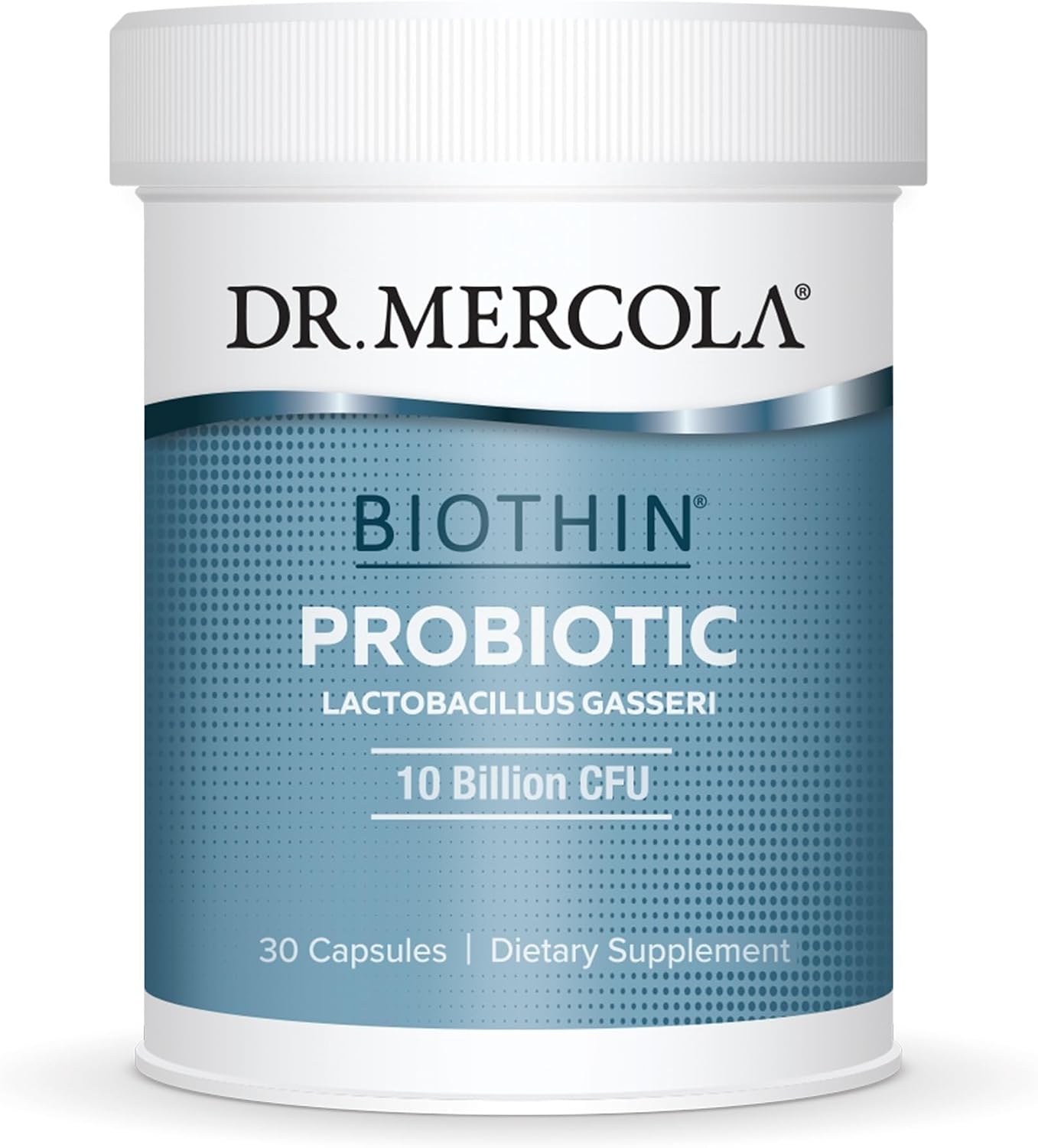 Dr. Mercola Biothin Probiotic - Lactobacillus Gasseri BNR17 - 30 Cápsulas de Liberación Retardada