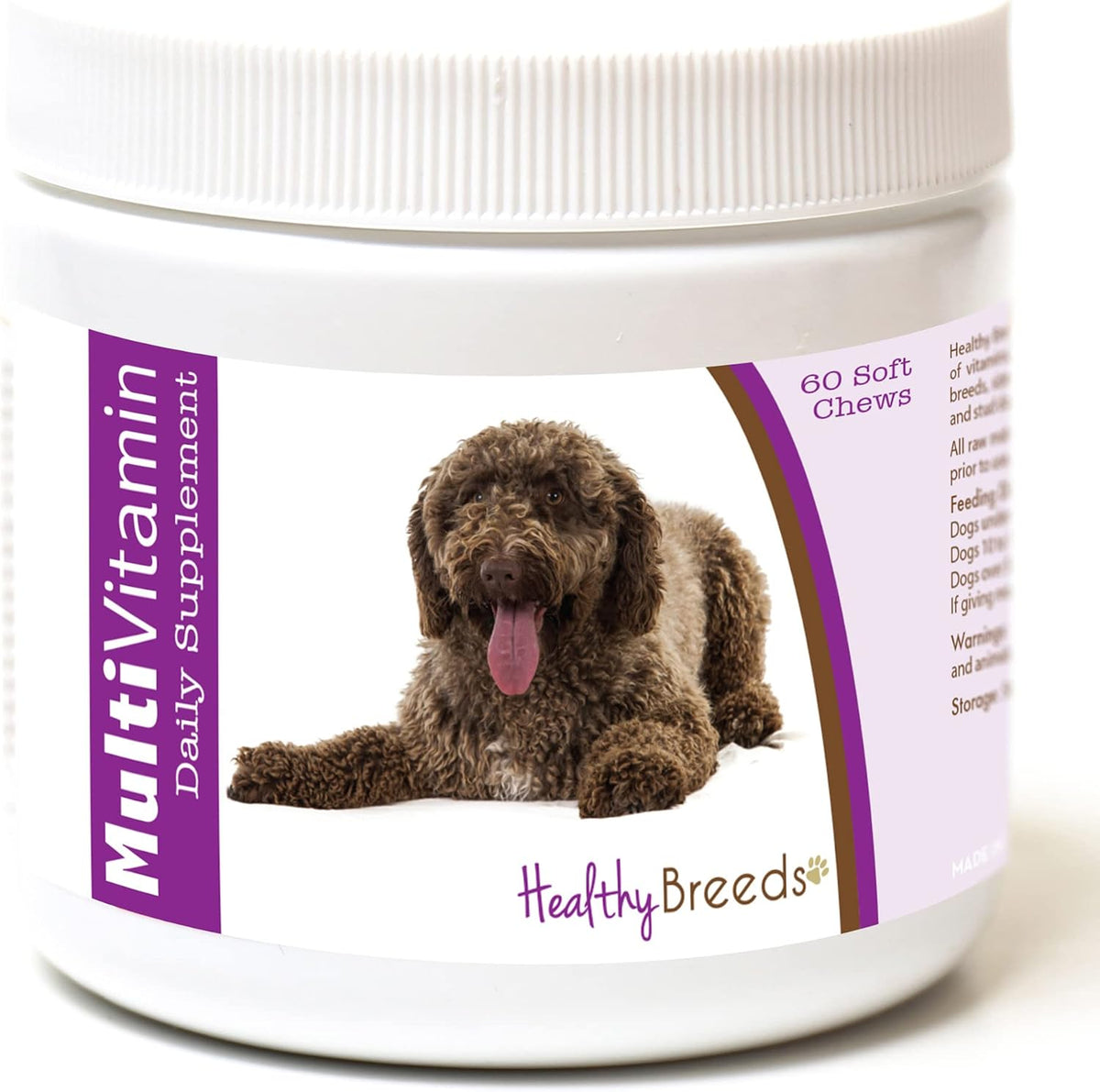 Healthy Breeds Spanish Water Dog Multi-Vitamin Soft Chews 60 Count – Image 1