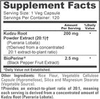 NusaPure Cápsulas de Raíz de Kudzu - 200 mg - 120 Cápsulas Vegetales (No OGM, Vegano)