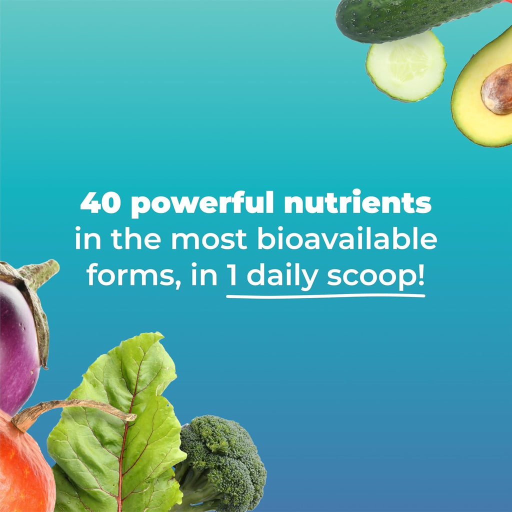 MultiAbsorb Daily Essential - Polvo Multinutriente, Vitaminas y Minerales, 30 Dosis (Sin Sabor)