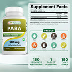 Best Naturals PABA 500 mg 180 Tabletas