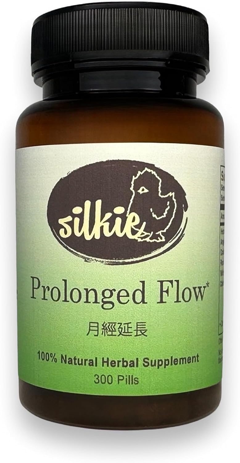 Silkie Excessive Flow Supplement – Apoyo para el equilibrio hormonal y el ciclo menstrual, 300 comprimidos