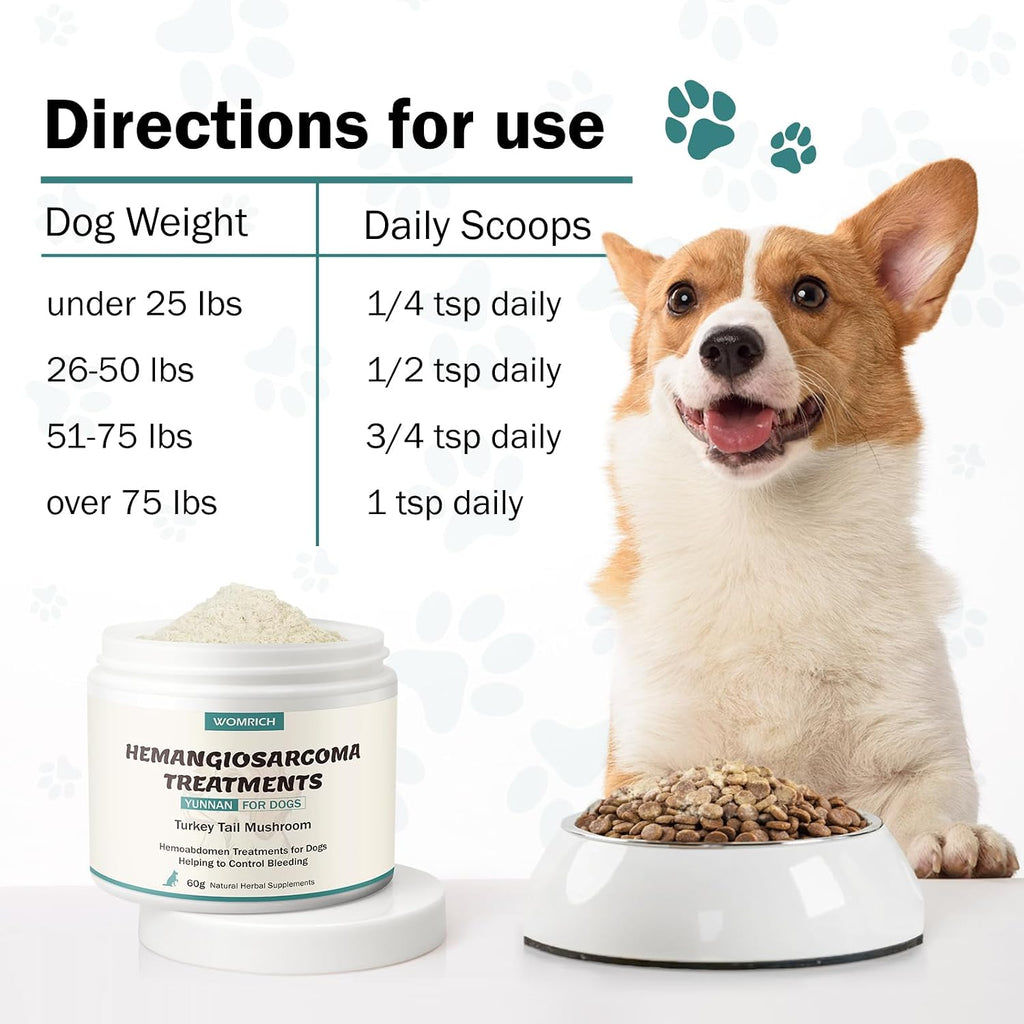 Blood Support para Perros - Yunnan Sanqi, Ajuga y Hongo Cola de Pavo, 60g