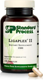Standard Process Ligaplex II - Joint and Bone Support - Supplement with Manganese and Vitamins B12, A and D - 150 Capsules