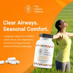 Alleviator Clear-ME SR Seasonal Allergy Relief and Immune Support | Quercetin, Bromelain, Stinging Nettles, NAC, and Vitamin C (40 Cápsulas)