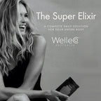 WelleCo The Super Elixir Daily Greens Powder - Sabor Naranja Sangre (Frasco)