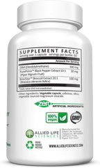 DIM 300 mg con Extracto de Brócoli y Pimienta Negra - 60 Cápsulas Veganas