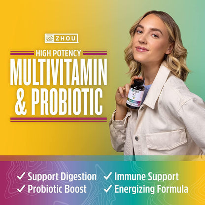 Zhou Nutrition Daily Boost Multivitamínico – Vitamina C: Contribuye al funcionamiento normal del sistema – Image 4