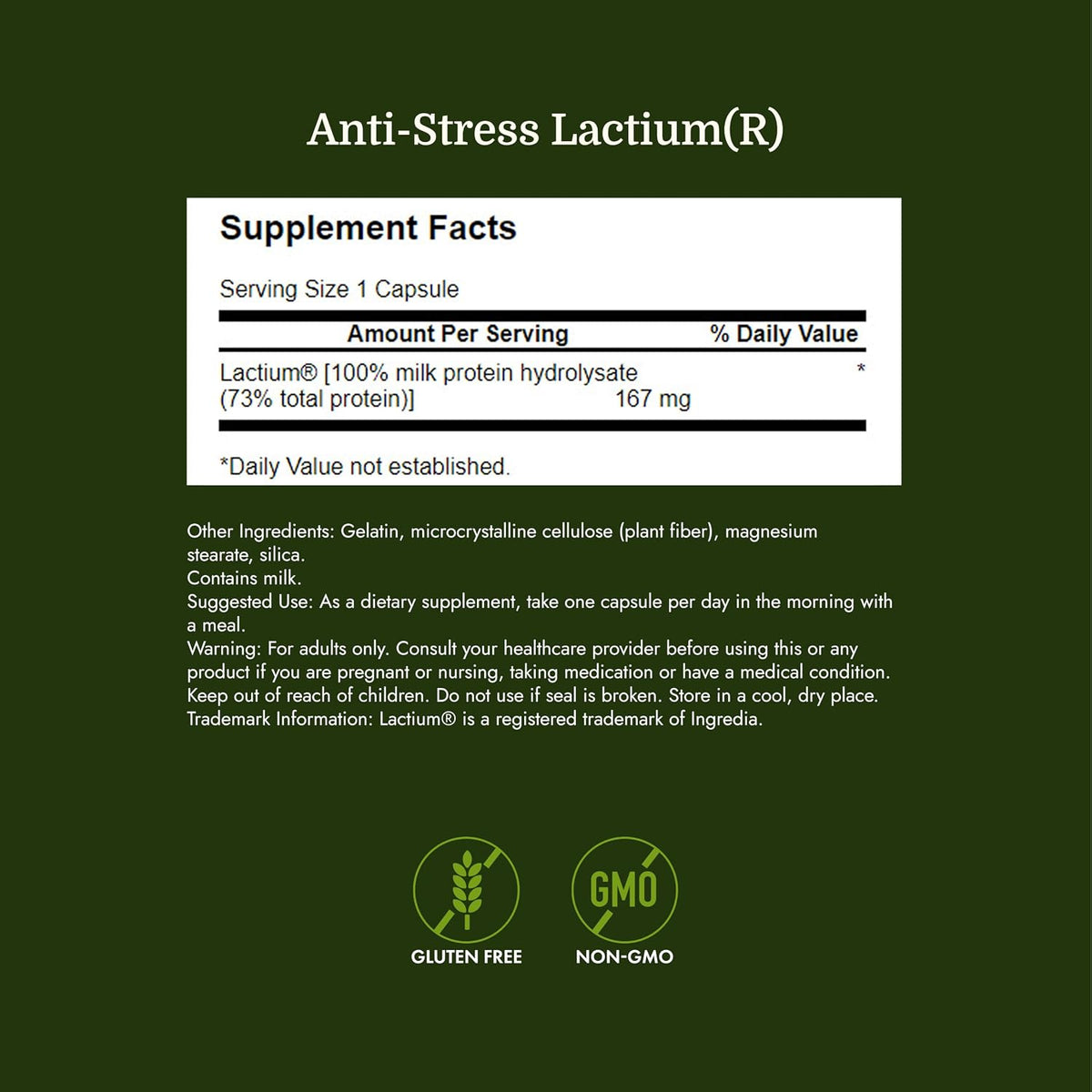 Swanson Women's Anti-Stress Formula (Lactium) - Ayuda a Contrarrestar el Estrés, Promueve la Relajación y el Sueño Reparador – Image 4